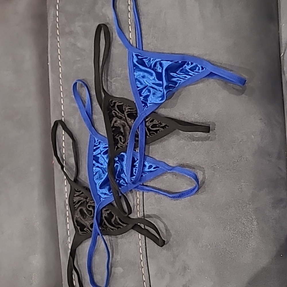 4 G-String Panties S/M NWOT